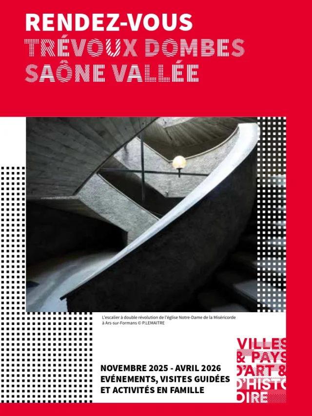 Les Rendez-vous du Pays d'Art et d'histoire Dombes Saône Vallée novembre 2025 - avril 2026