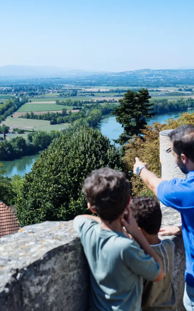 Panorama depuis la tour du Château-fort de Trévoux
