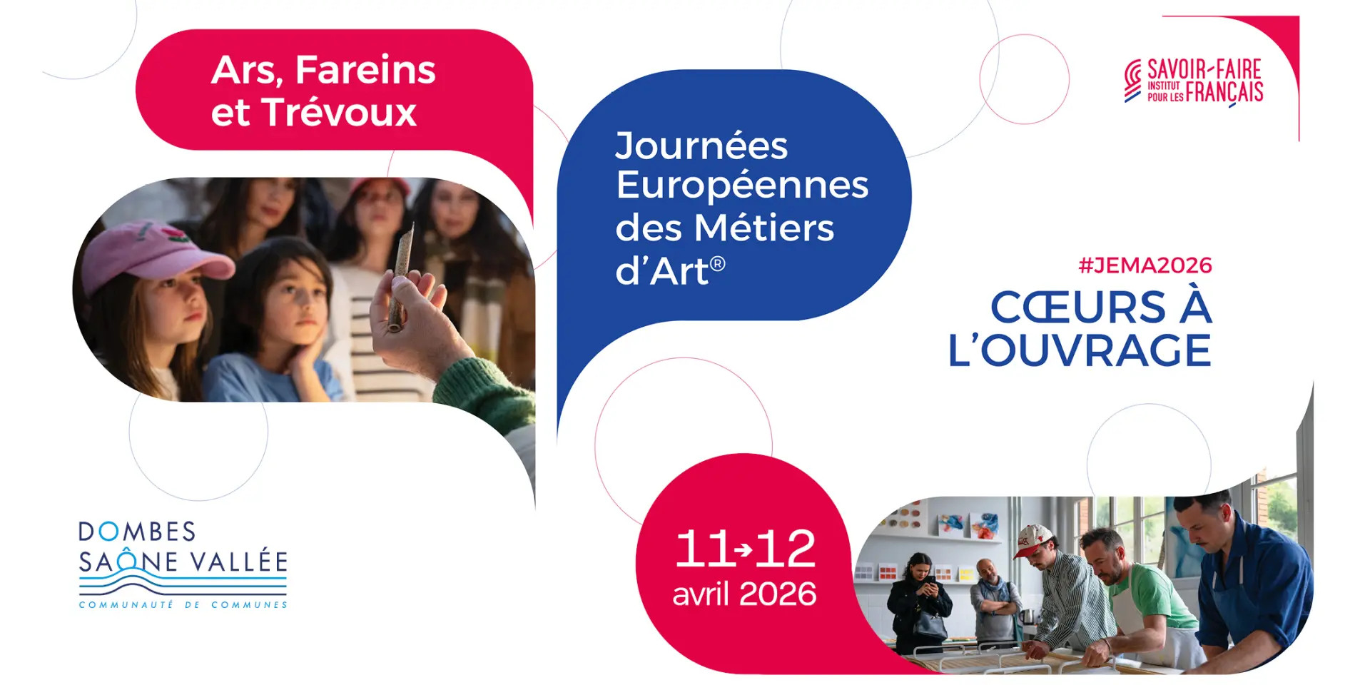 Journées Européennes des Métiers d'Art etn Dombes Saône Vallée 2026