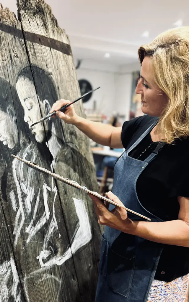 Emilie Lacroix, peintre et sculptrice