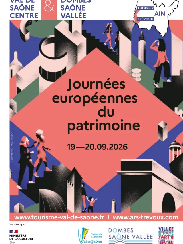 Brochure Journées Européennes du Patrimoine en Val de Saône 2026
