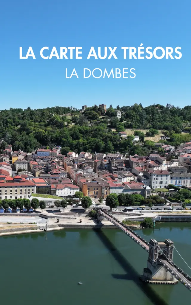 Vue de Trévoux en drone