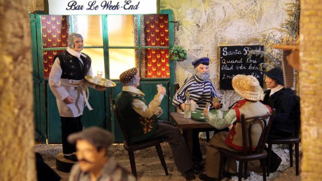 Bar Provencal Cartes Village Des Santons Musee Aubagne Oti Aubagne