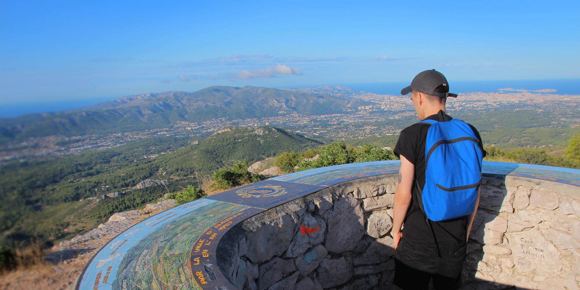 Table Orientation Massif De L'etoile Sommet Garlaban Mediterranee Oti Aubagne