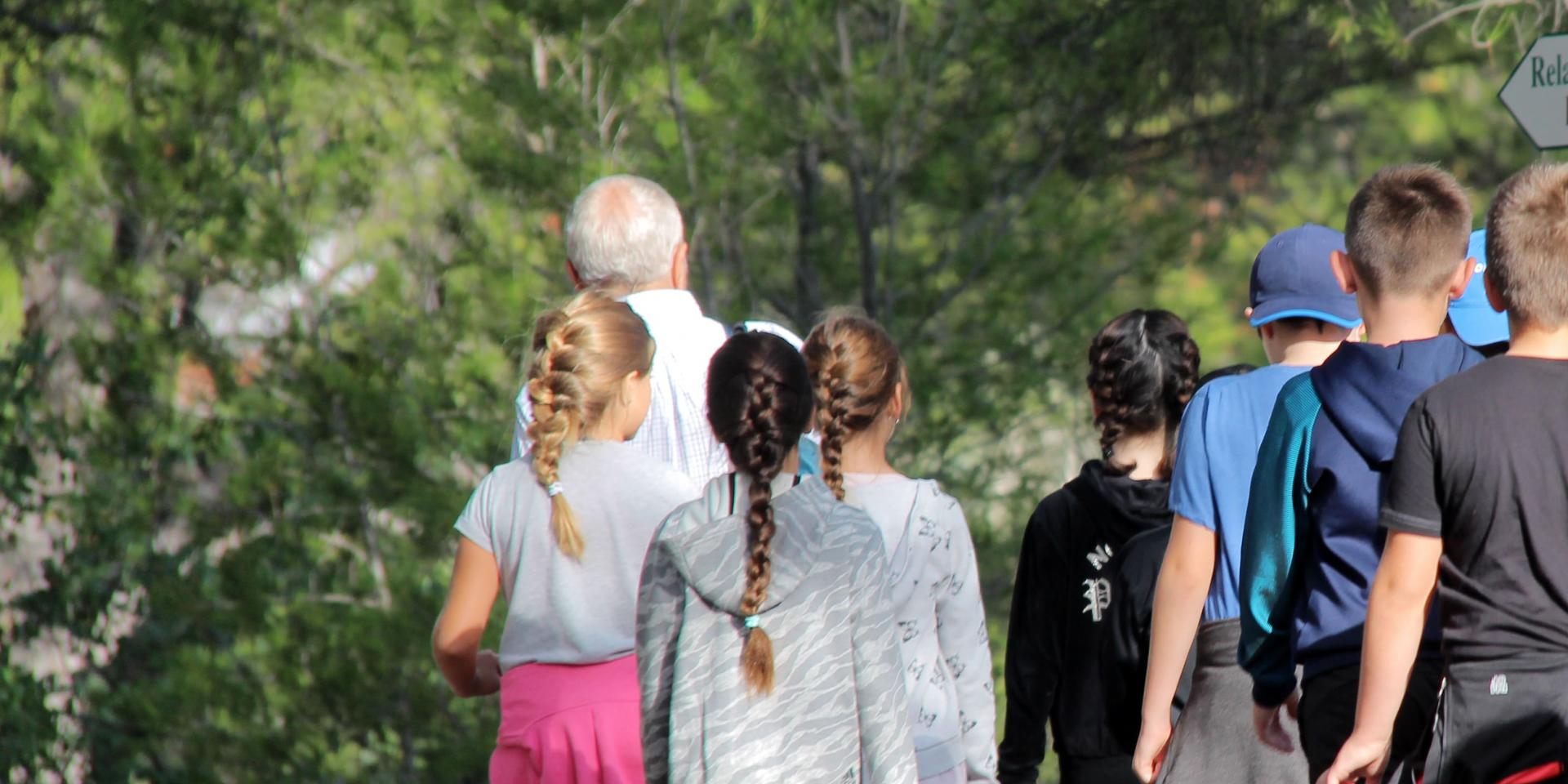 Visite Groupe Scolaires Sentier La Treille Oti Aubagne