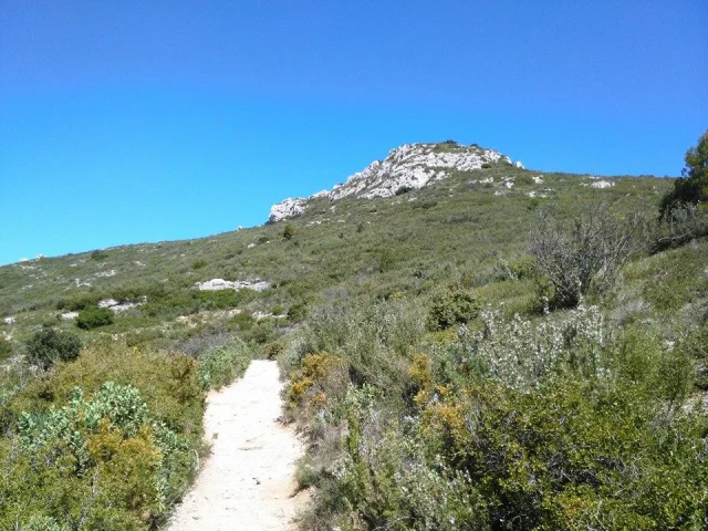 Départ de sentier La Font de Mai - Aubagne
