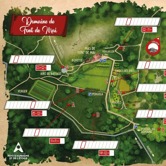 Carte Jeu De Piste Lily Au Pied De Garlaban
