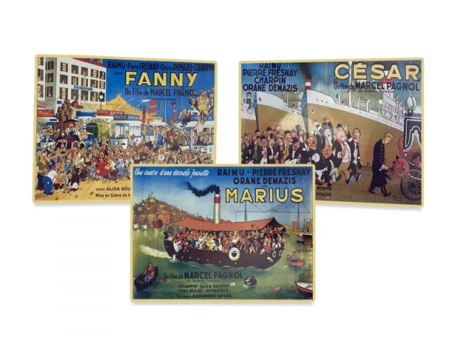 Plaques Embouties Pagnol