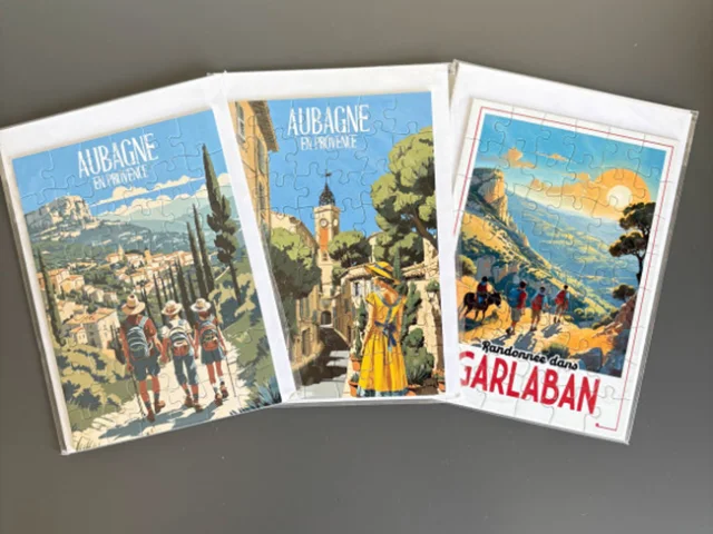 Carte Postale Puzzle