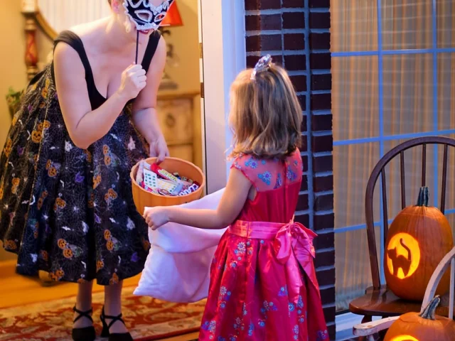 Enfants déguisés pour halloween