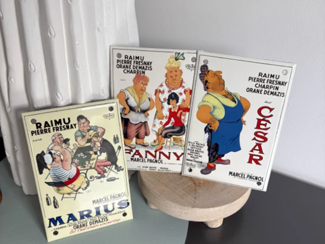 Plaques Emaillées Pagnol