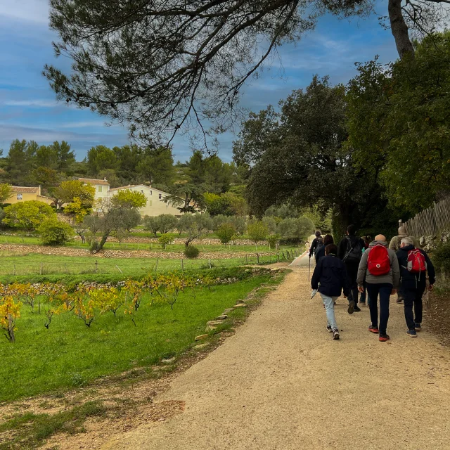 Randonneurs à la font de mai