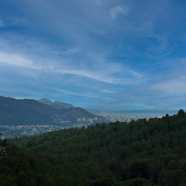 Marseille vu depuis Garlaban