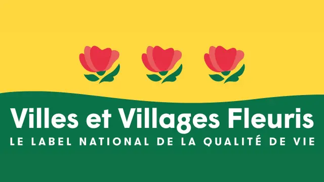 Logo Villes Et Villages Fleuris 3 Fleurs Panneau Aubagne