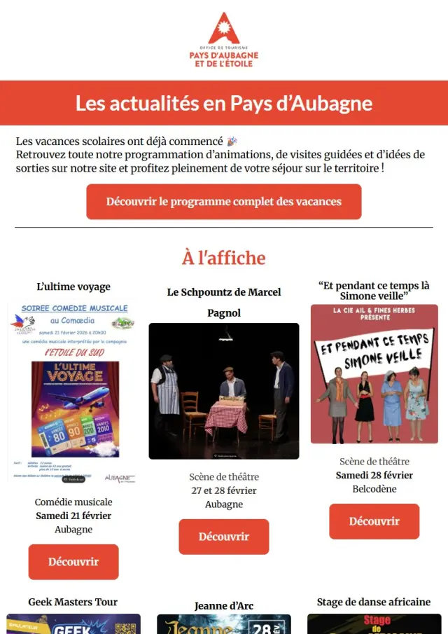Newsletter Fevrier 2026