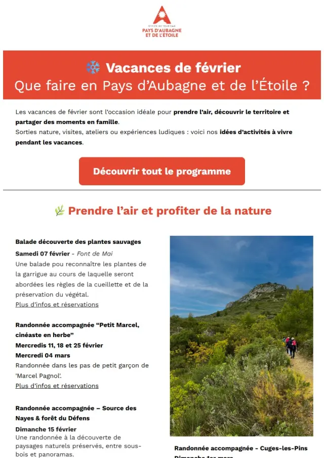Newsletter Vacances Dhiver