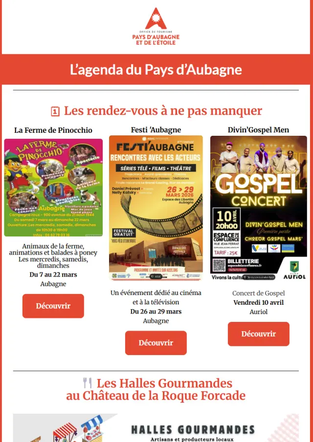 Newsletter Agenda Mars 2026