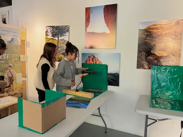 Enfants à un Atelier Stop Motion