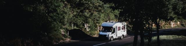 Camping-car dans les Gorges du Tarn