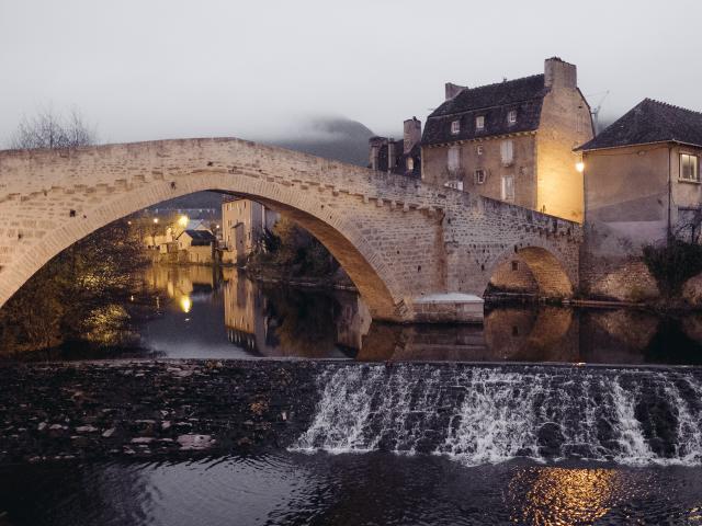 Notre Dame Bridge at Mende - Lot Valley