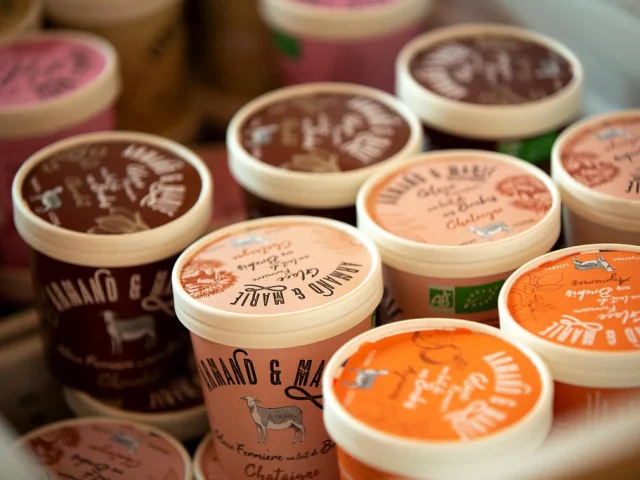 Armand et Marie sheep's milk ice cream.