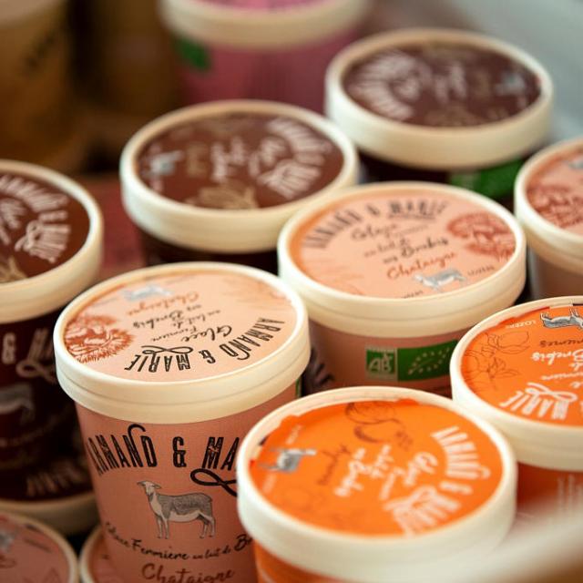 Armand et Marie sheep's milk ice cream.