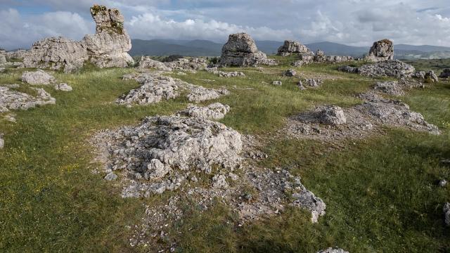 Chaos de Nîmes le Vieux sur le Causse Méjean