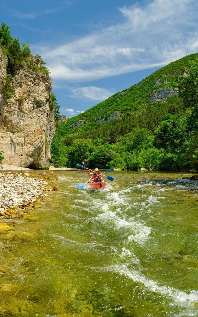 Descente en canoë dans les Gorges du Tarn