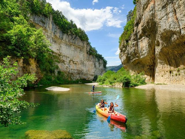Canoë et paddle dans les Gorges du Tarn