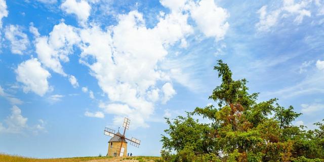 La Borie windmill on the Causses Méjean