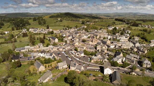 Nasbinals Aubrac village.
