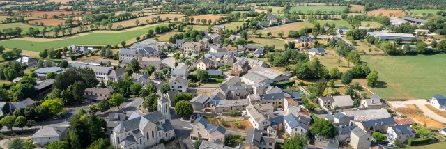 village massegros vue aérienne