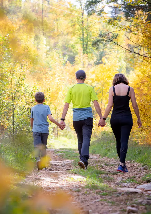 balade en famille automne lozère