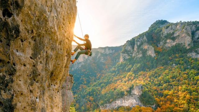 climbing gorges du tarn cirque des baumes route