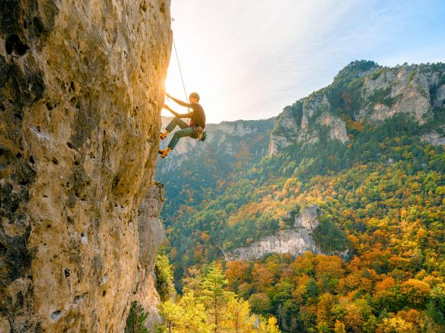 climbing gorges du tarn cirque des baumes route