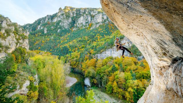 climbing gorges du tarn activity