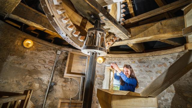 moulin de la borie roue visite