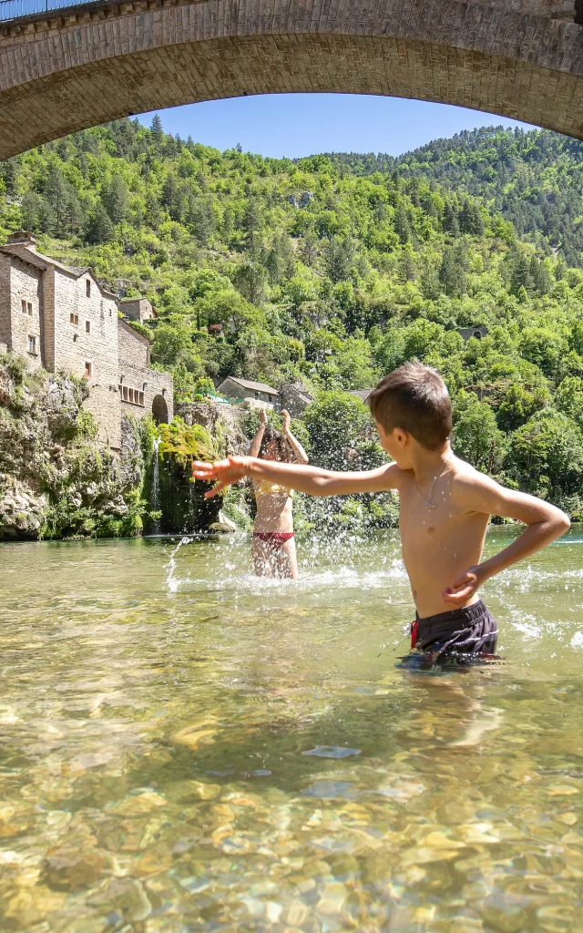 Baignade saint chély du tarn