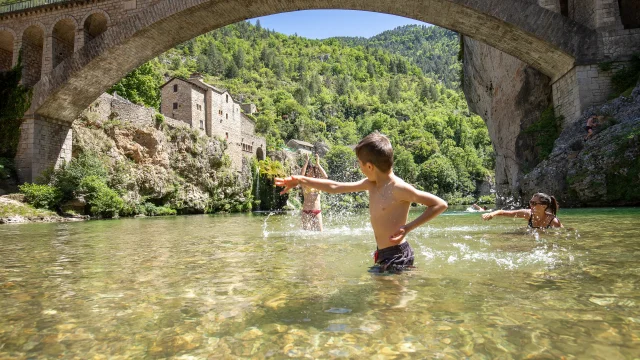 Baignade saint chély du tarn