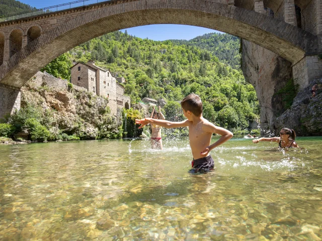 Baignade saint chély du tarn