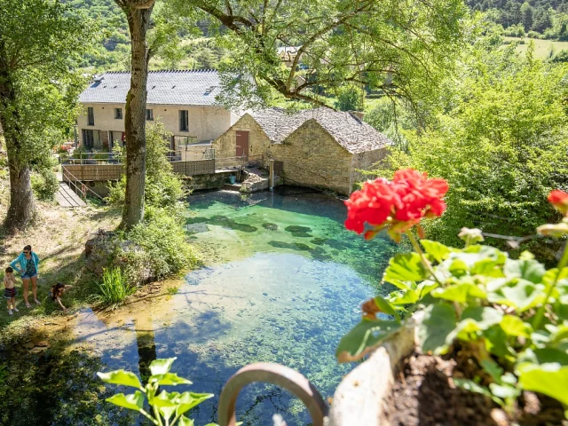 Moulin de Parayre aux Vignes dans les Gorges du Tarn, Lozère