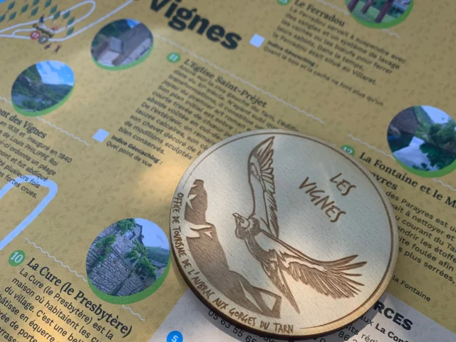 Jeton Chasse Au Tresor Geocaching Les Vignes Gorges Du Tarn Lozere
