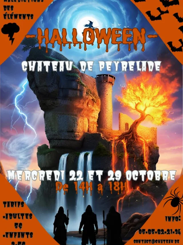 Halloween château de Peyrelade