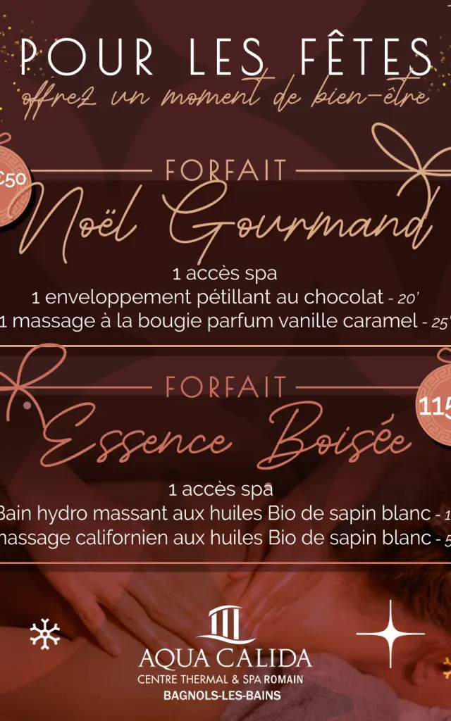 Forfait noël Bagnols les Bains