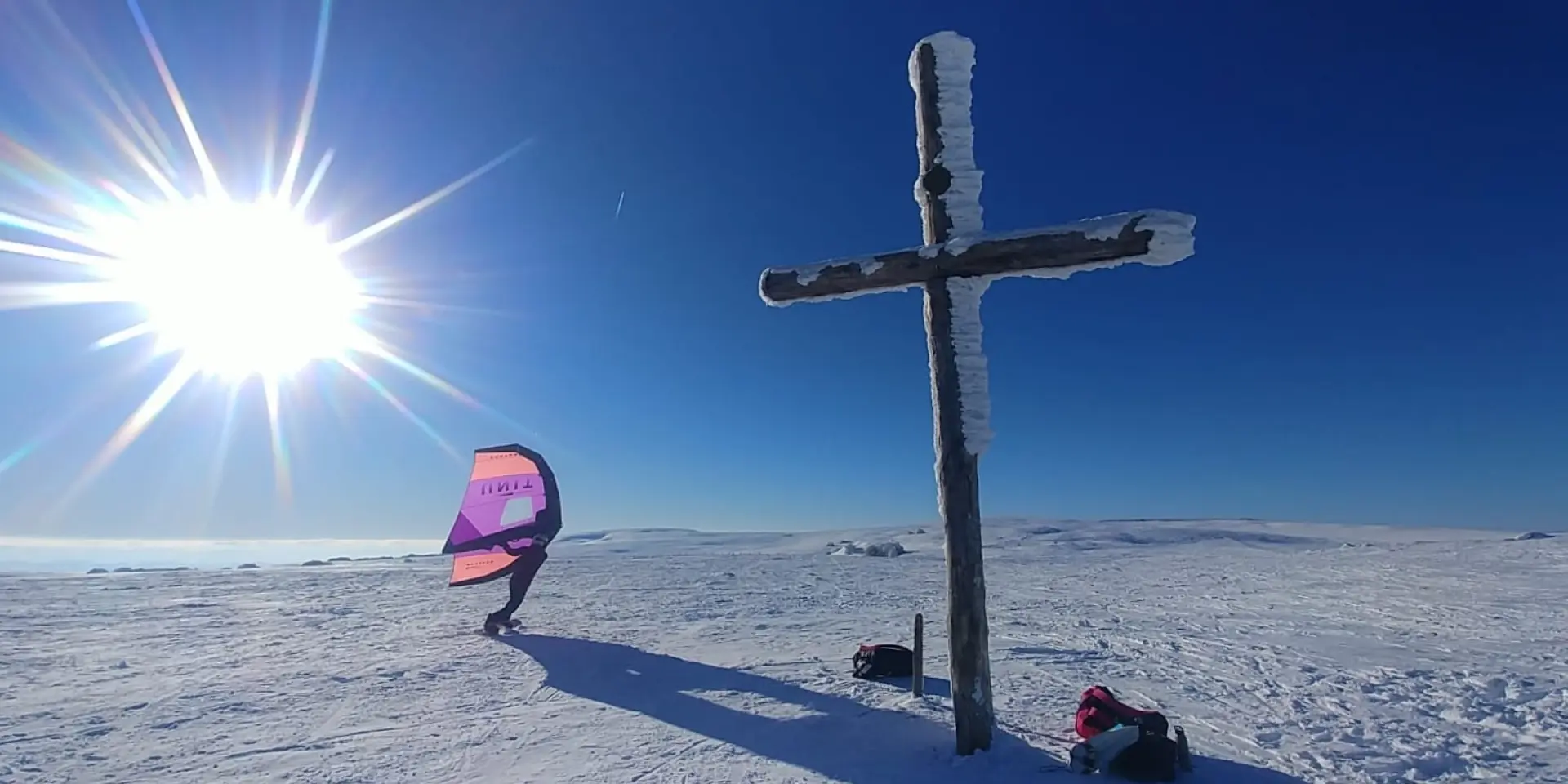 windsurf amis neige aubrac col de bonnecombe