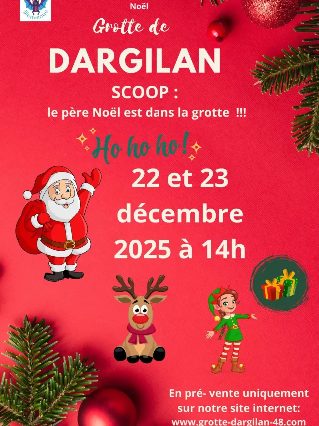 Animation de Noël grotte de Dargilan