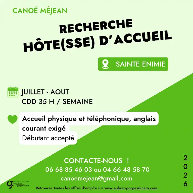 Offres D’emplois 2026 Canoe Mejean
