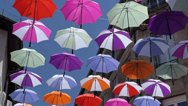 Regenschirmhimmel