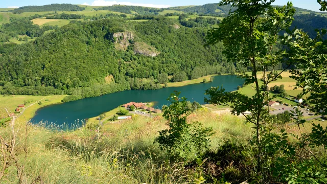 Uitzicht op Lac des Graves