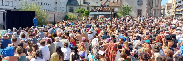 Spectacle du Festival international de théâtre de rue d’Aurillac